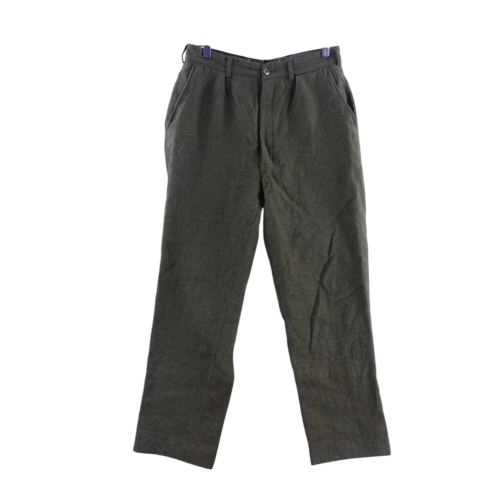Vintage M51 Military Wool Field Trousers Olive Drab Green Mens 30x30
